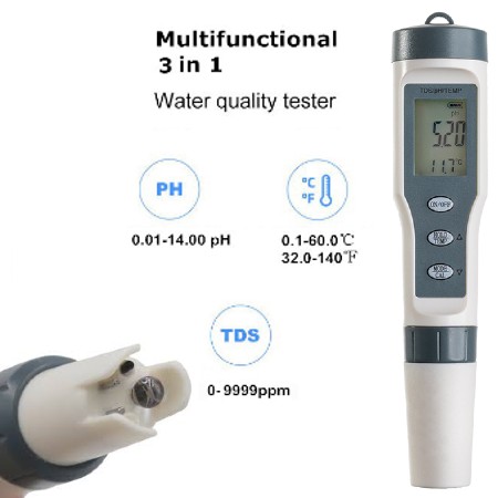 TDS PH Temperature Meter EZ-9901