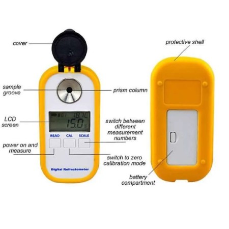 Digital Refractometer 2 in 1 Brix 0-50% Salinity 0-28% DR902