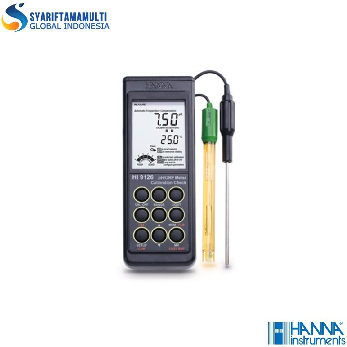 Hanna HI-9126 Waterproof pH/ORP Meter with CalCheck