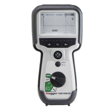 Megger TDR1000 3P Handheld TDR For Power Application