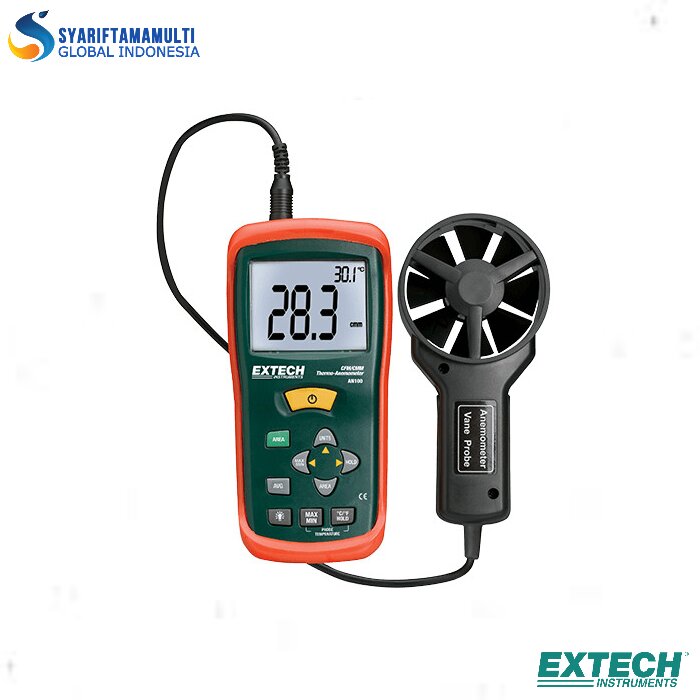 Extech AN100 CFM/CMM Mini Anemometer | Distributor Extech