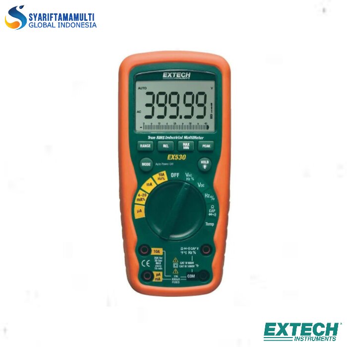 Extech EX530 11 Function Heavy Duty True RMS Industrial MultiMeter